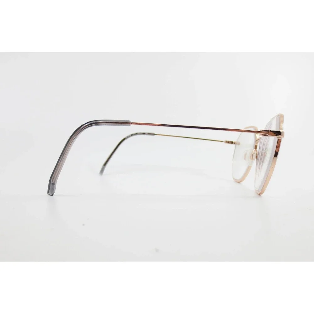 DKNY DK1029 014 Rose Gold Black Hexagon Geometric Eyeglasses Frames 49-17-135